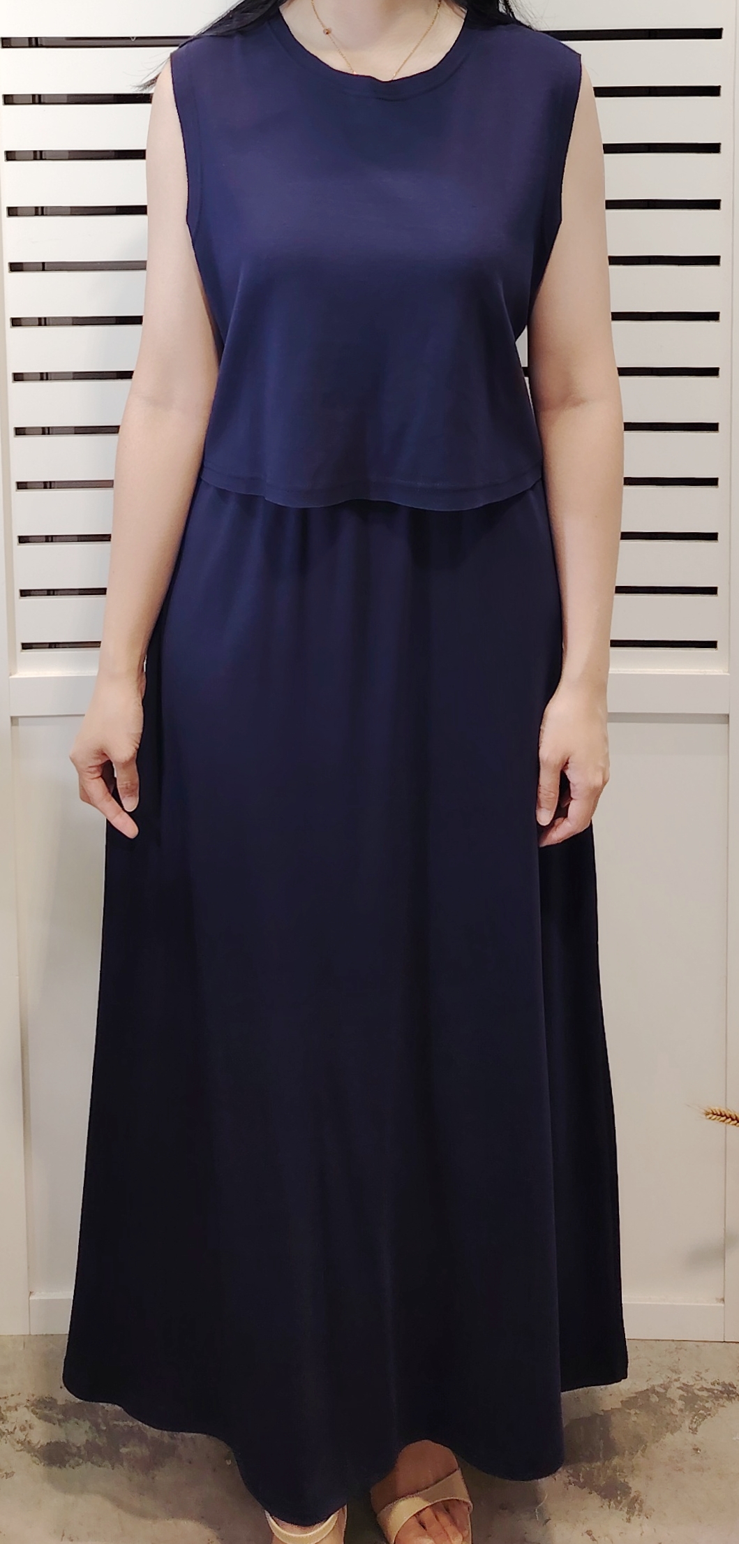 JY01 Cotton Set Tank Top Mid Skirt