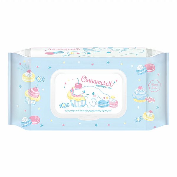 【台灣】Cinnamoroll 純水濕紙巾（80抽）