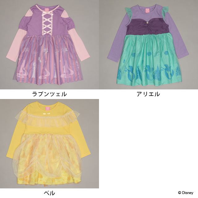 🆕【⭐訂購⭐】 🇯🇵日本直送 🌀日本品牌 #Disney 長袖公主裙 🌀[PLIA-0115] [261015]
