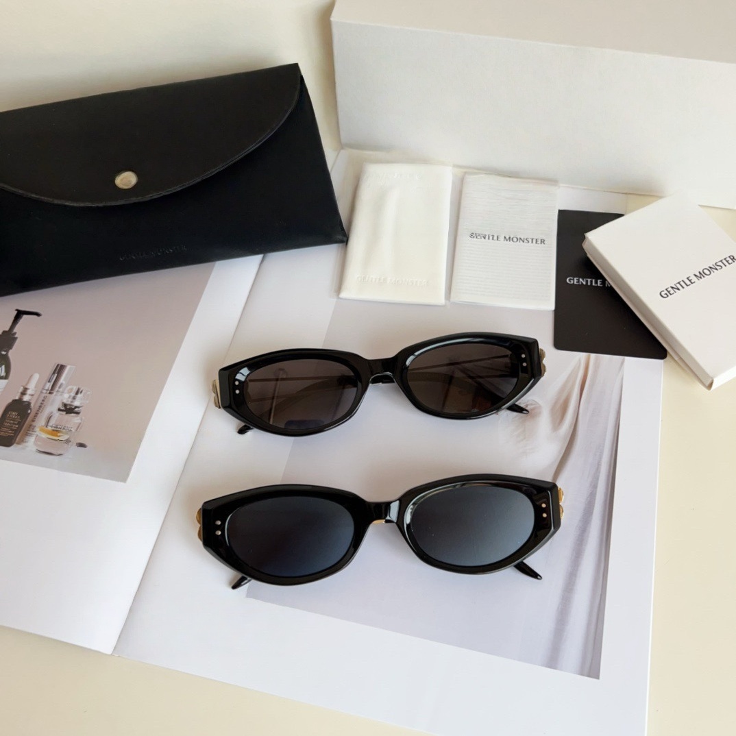 Gentle Monster Kunst 01GD 貓眼形太陽眼鏡 連全套鏡盒包裝