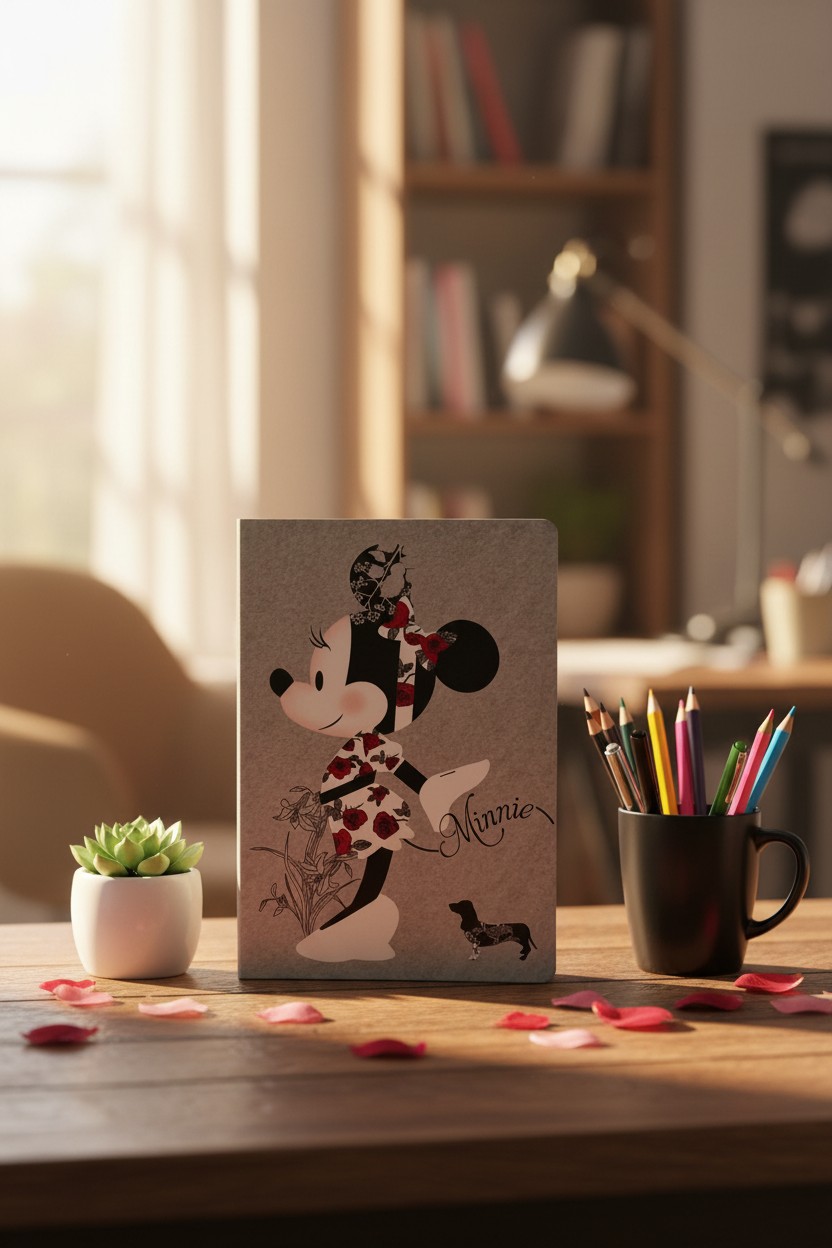 好可愛定頁筆記 Minnie Mouse  (DPNA-334C)