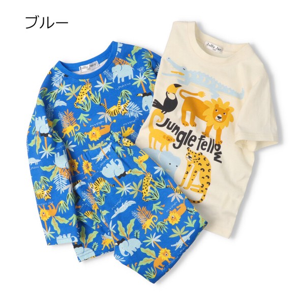 🆕【⭐訂購⭐】🇯🇵日本直送 🌀動物圖案 家居服套裝 (1套3件) ［2款選］🌀 [ELBA-0140]