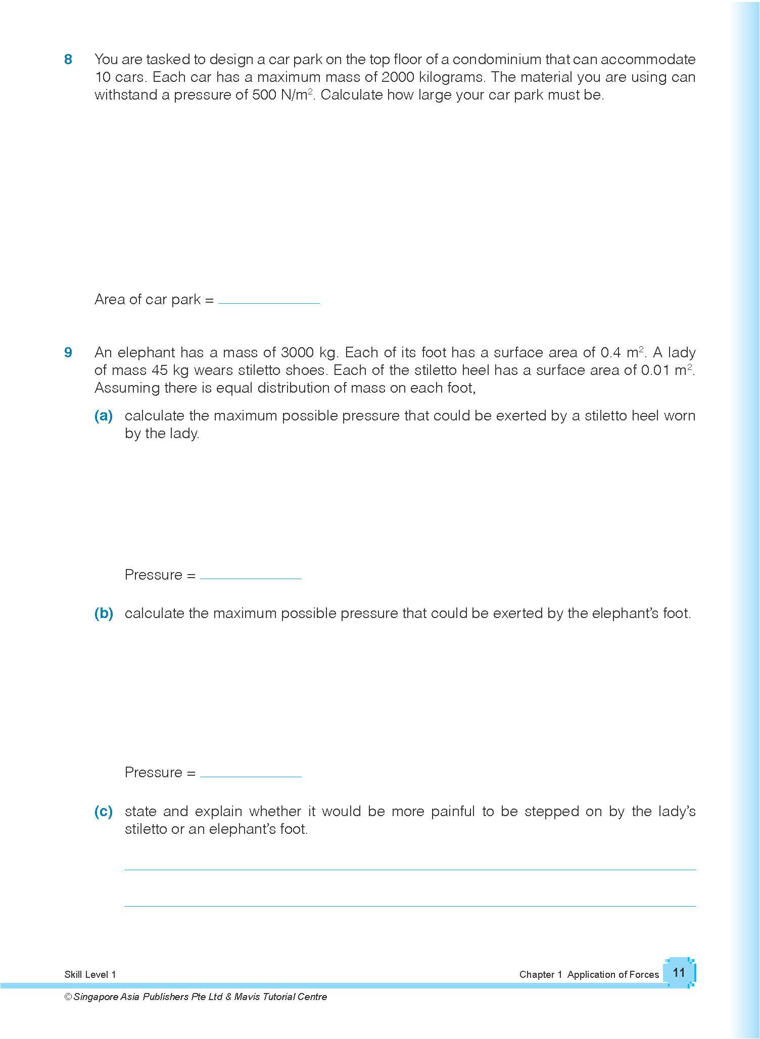 Secondary 2 Science Topical Course Assessment for G3 and IP