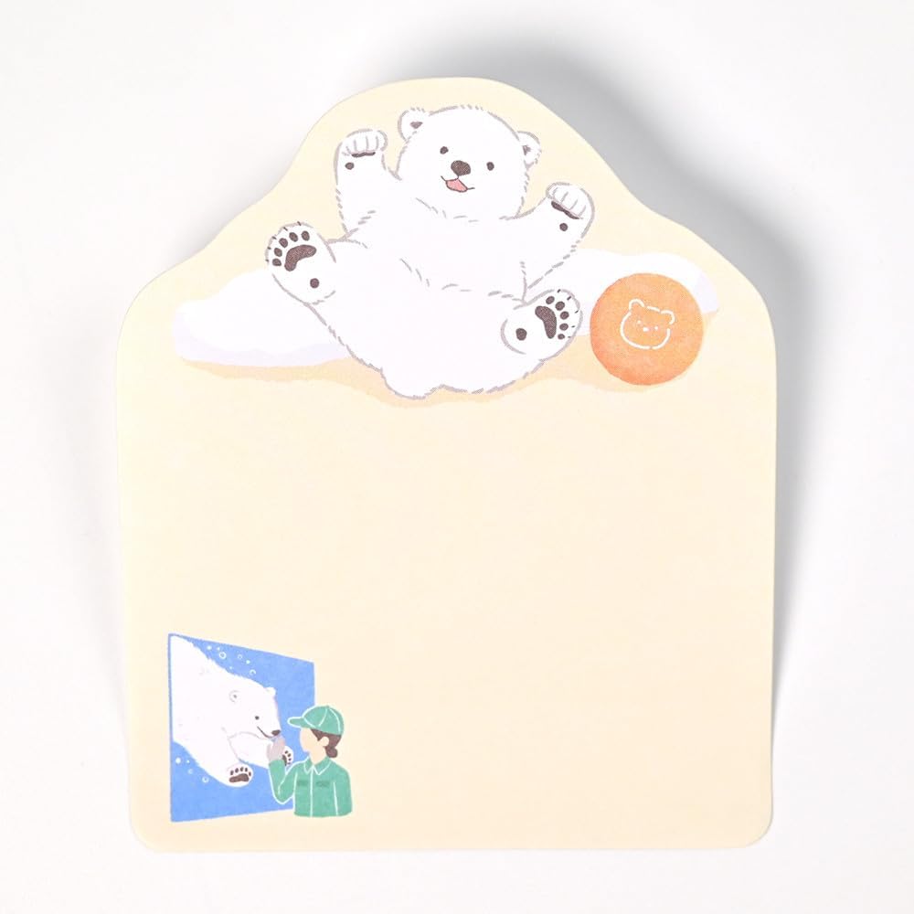 現貨｜ZOOm in Animals 北極熊 日本製 便利貼 Sticky Notes (5422211)