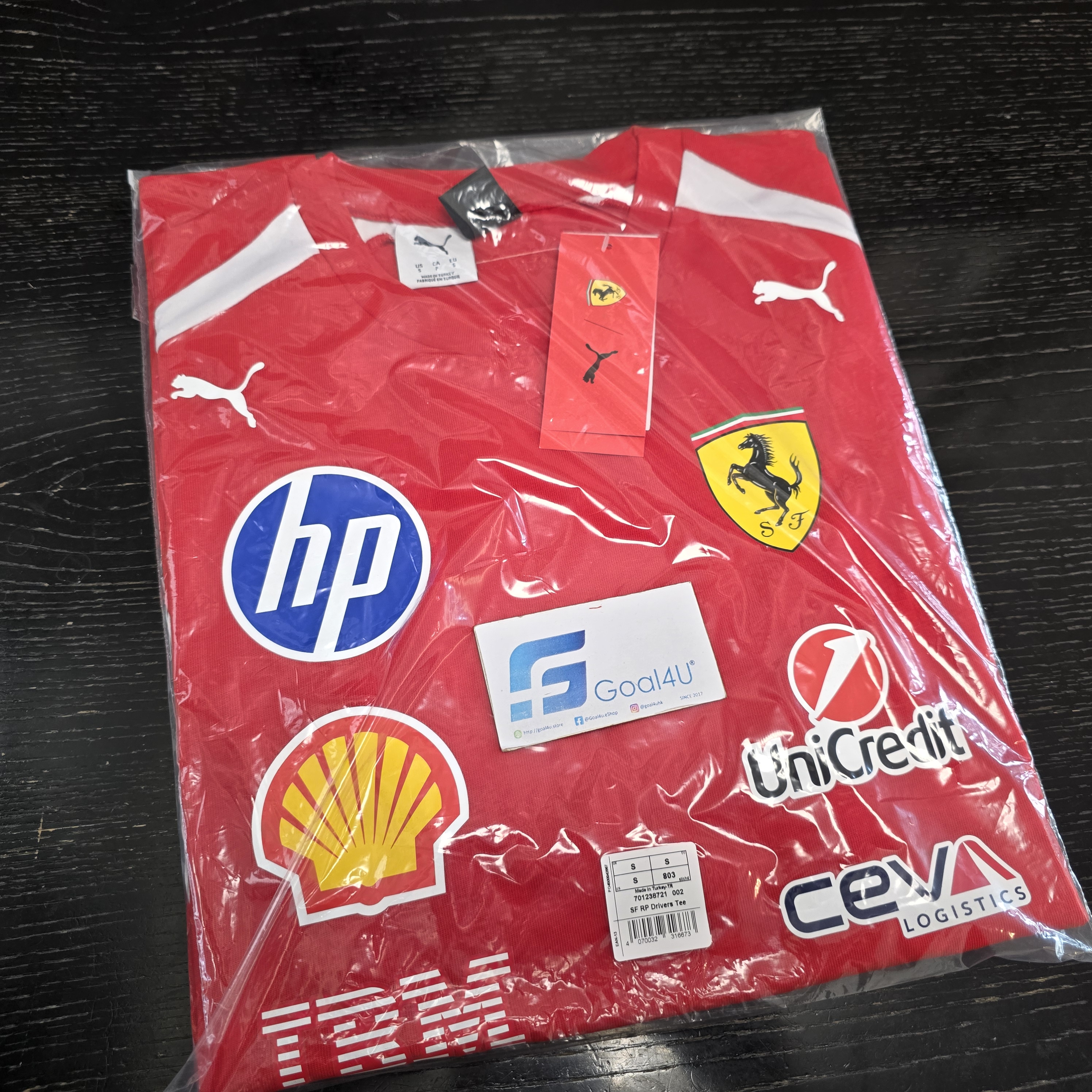 #現貨供應 F1 Scuderia Ferrari 法拉利車隊 2026 官方Team Driver T-Shirt 701238721