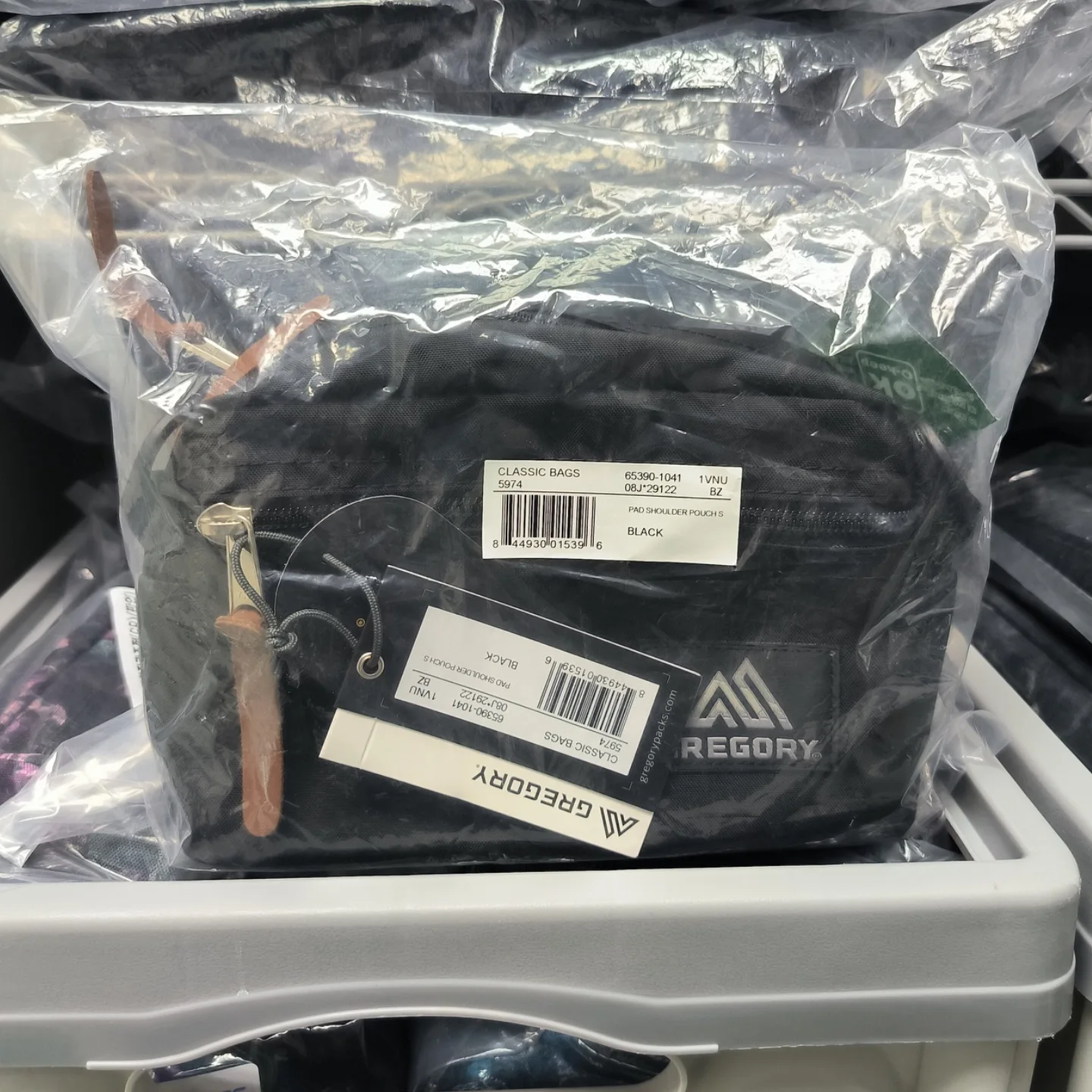 【現貨】GREGORY PADDED SHOULDER POUCH S BLACK【現貨36小時內寄出】