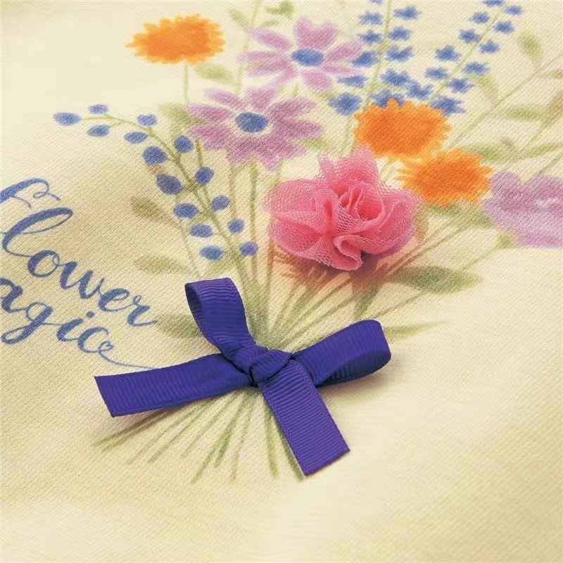 日本女童花邊袖衛衣 -1件 現貨