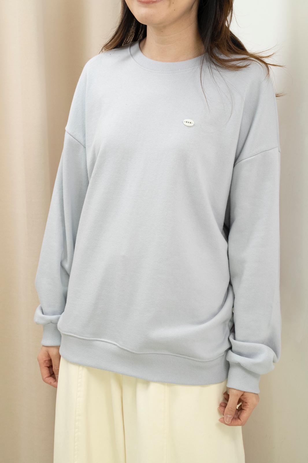 軟熟珠地衞衣（淡藍色）