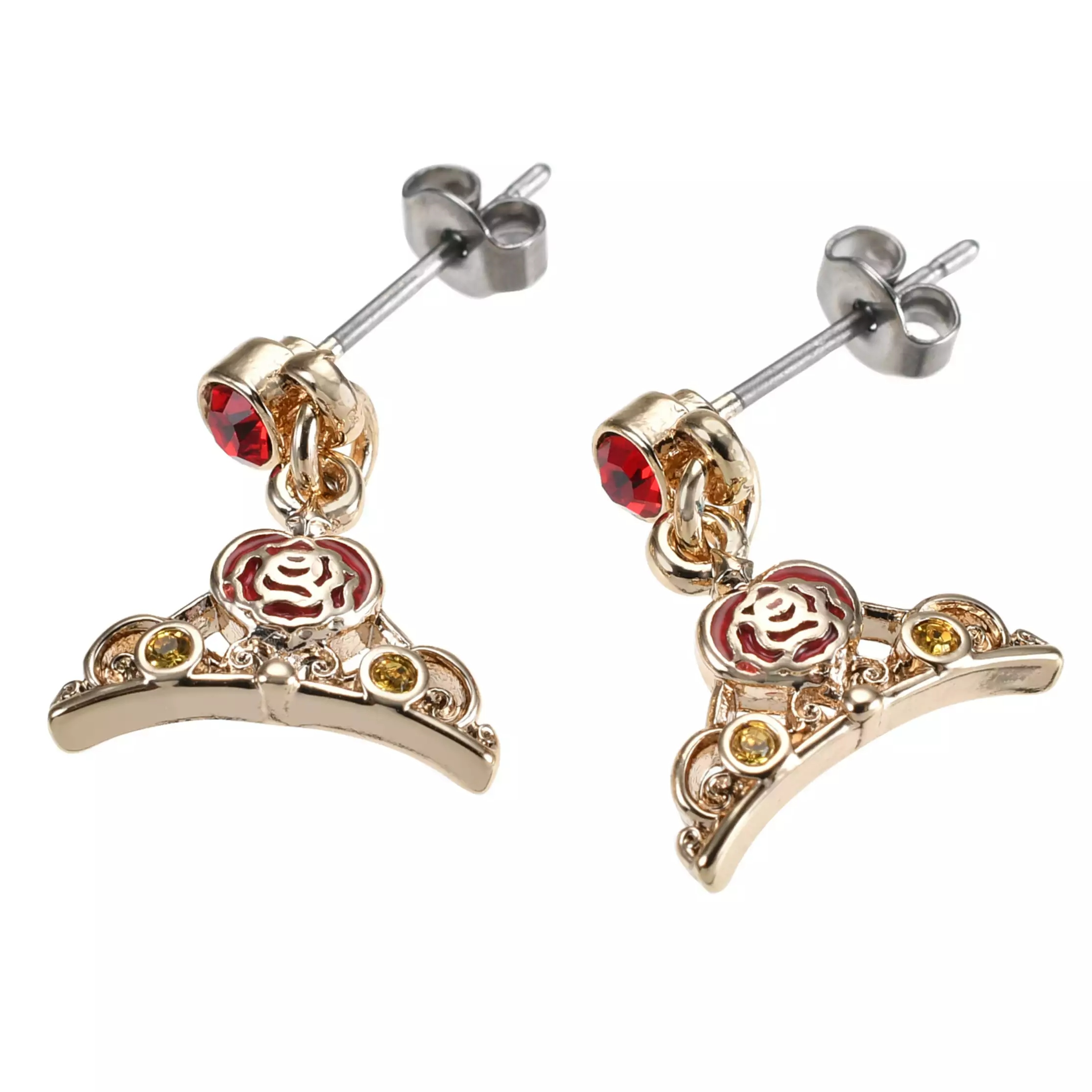 🌸 【預訂】Belle earrings - Disney Store 6/10新品