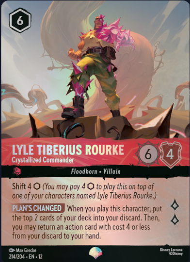214/204 Lyle Tiberius Rourke - Crystallized Commander EP