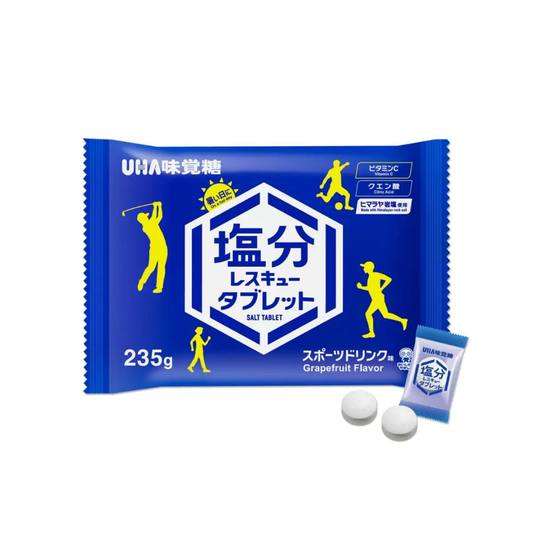 日本Costco【UHA】味覺糖鹽補糖235g (一盒4包)