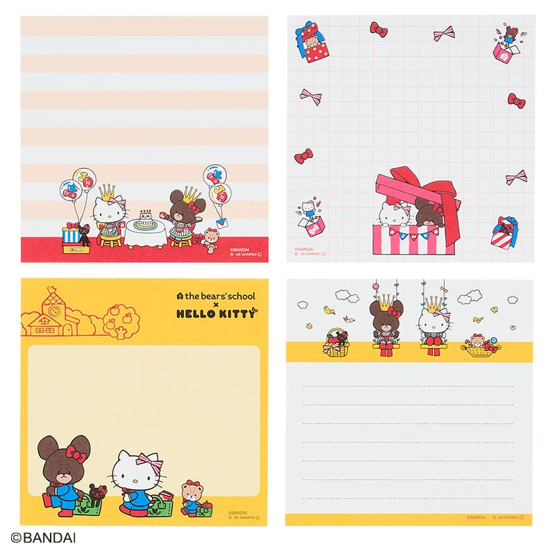 🌸 【預訂】MEMO (YL) - The Bears' School x Kitty