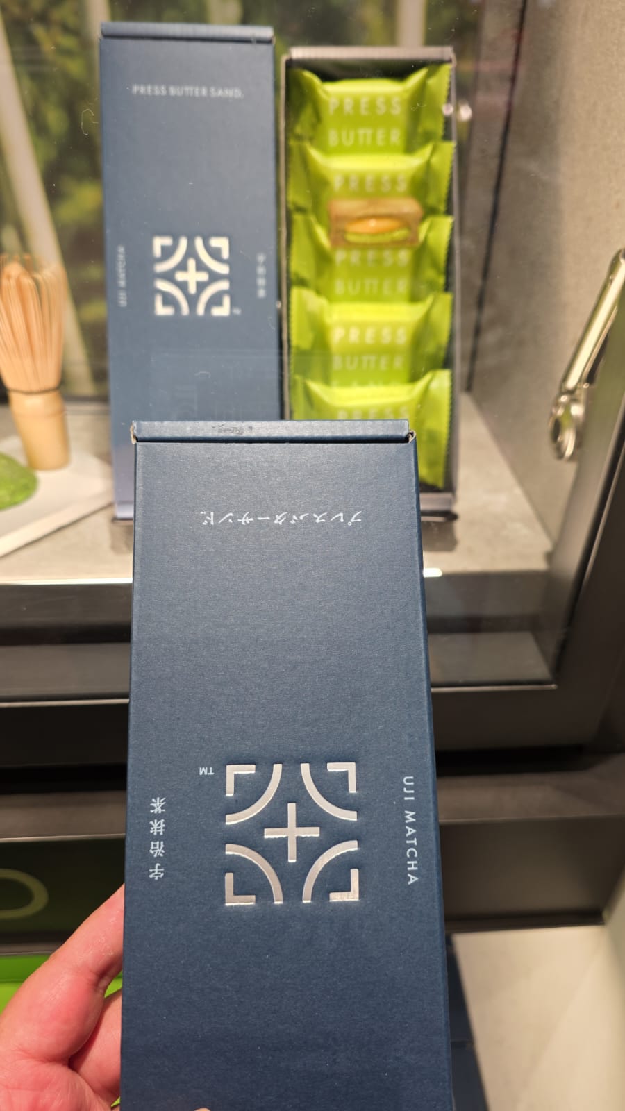 press butter sand matcha 5入