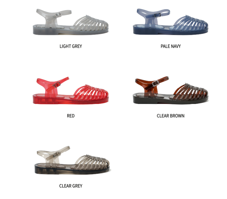 [Rockfish Weatherwear] 2026 GLAIR STRAPPY SANDALS CLEAR (6種)