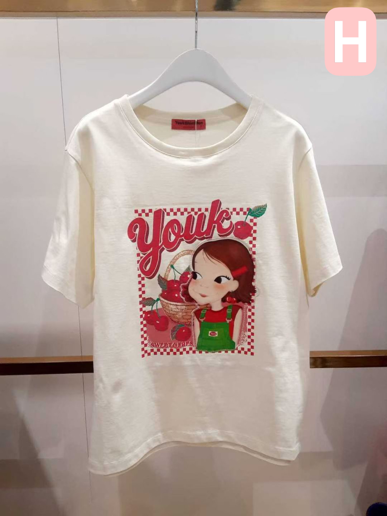 🇰🇷韓國Youkshimwon陸心媛短袖Tee