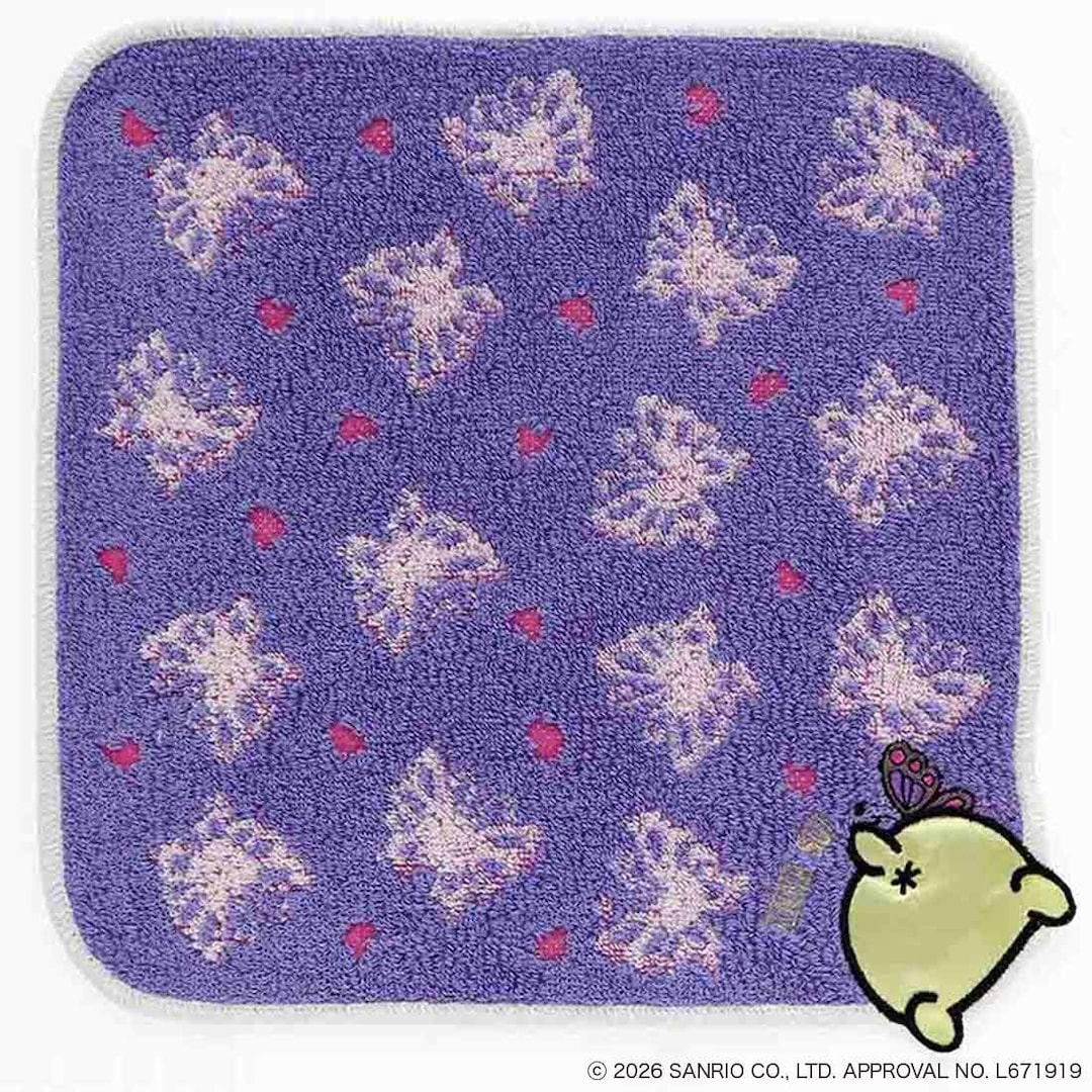 🎀【預訂】Anna Sui x Pompompurin 蝴蝶圖案毛巾 P