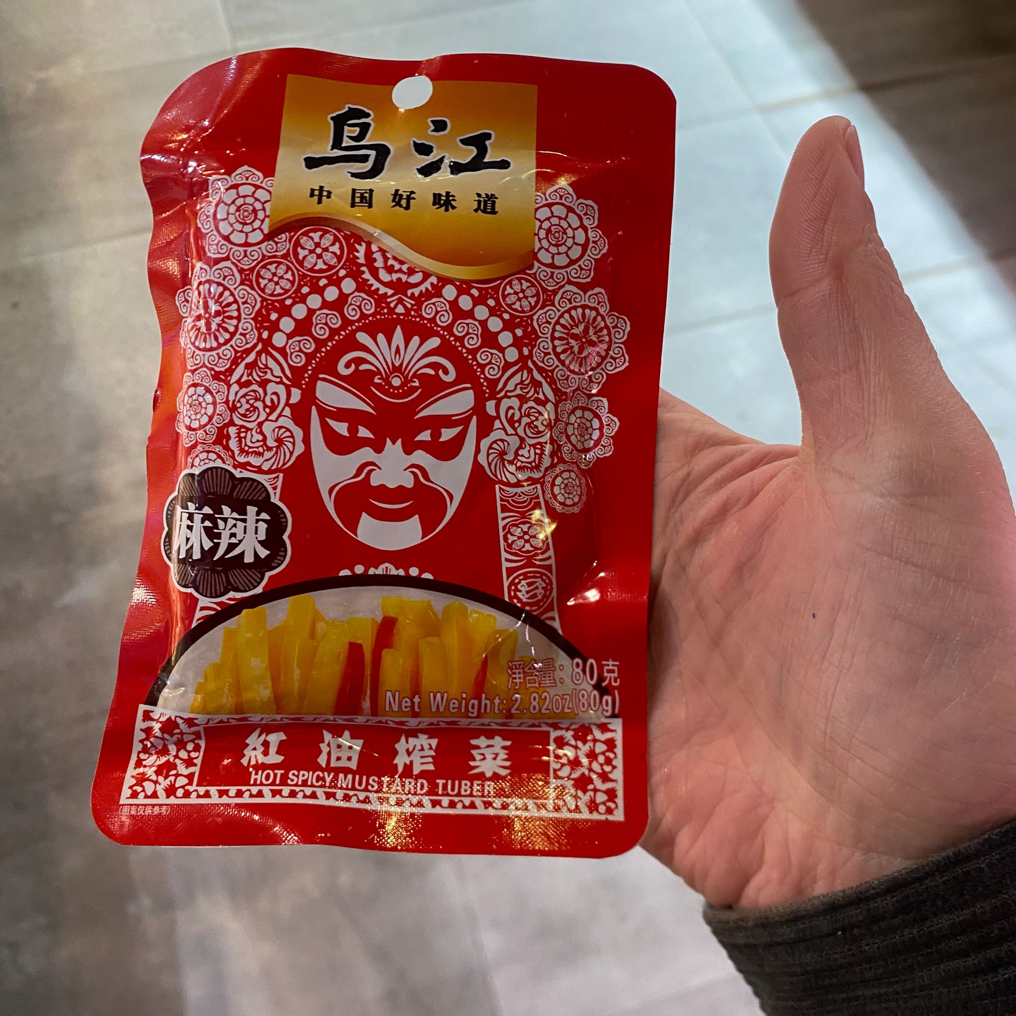 烏江 紅油榨菜 - 麻辣香脆，80克