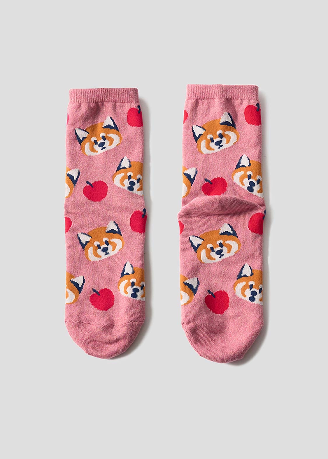 📦訂購 日本限定 graniph IKAKU Red Panda 小熊貓 中筒襪