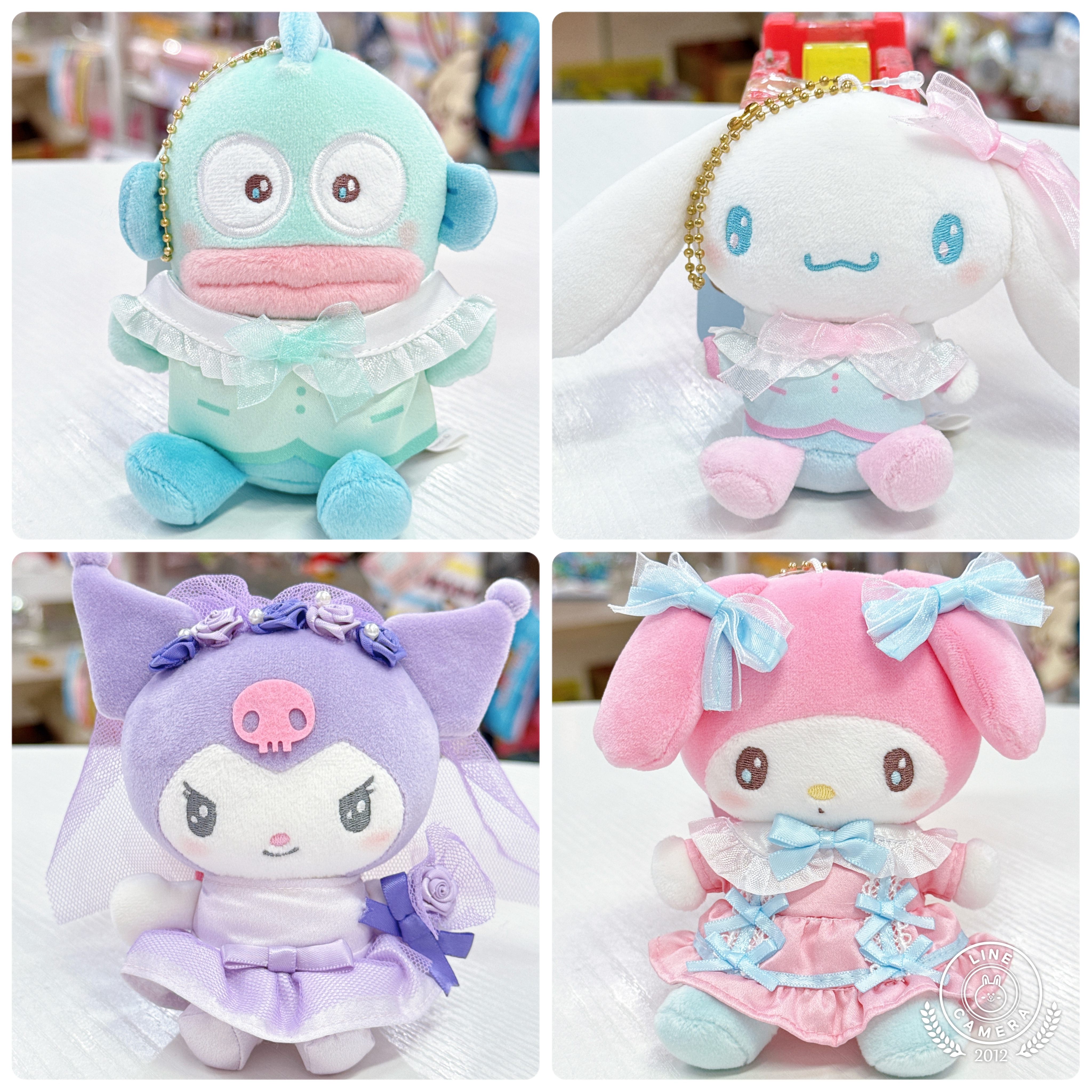 日本限定版Sanrio禮服公仔掛飾