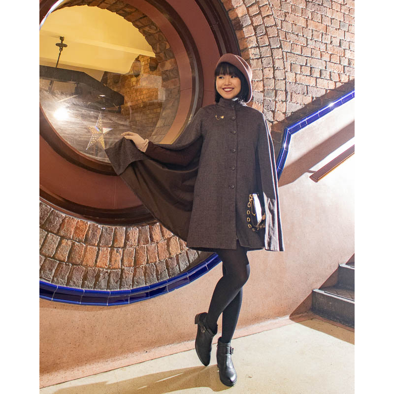 (Ready/Custom-Made)Vintage Style Classic Winter Cape Coat /Cape Jacket(FM168)