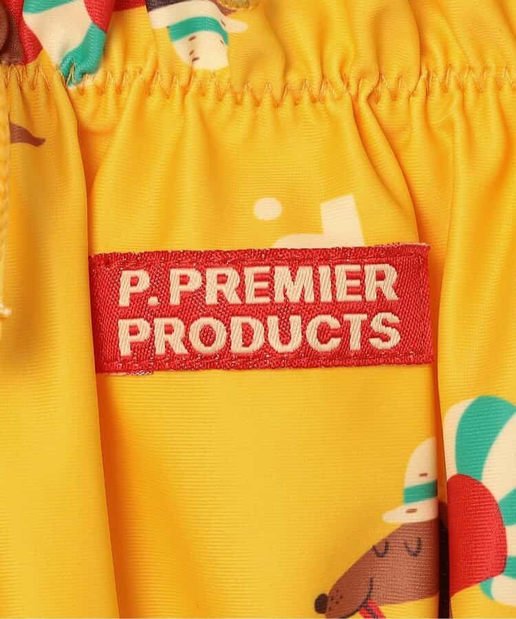 🇯🇵預訂 日本直送🇯🇵p.premier四色標籤圖案印花褶皺上衣和裙擺分體泳衣