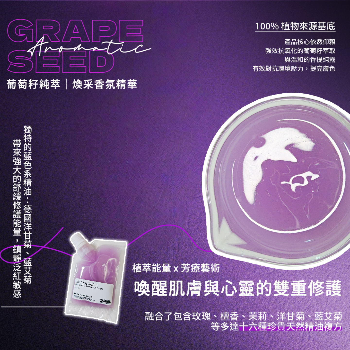 葡萄籽純萃｜煥采香氛精華