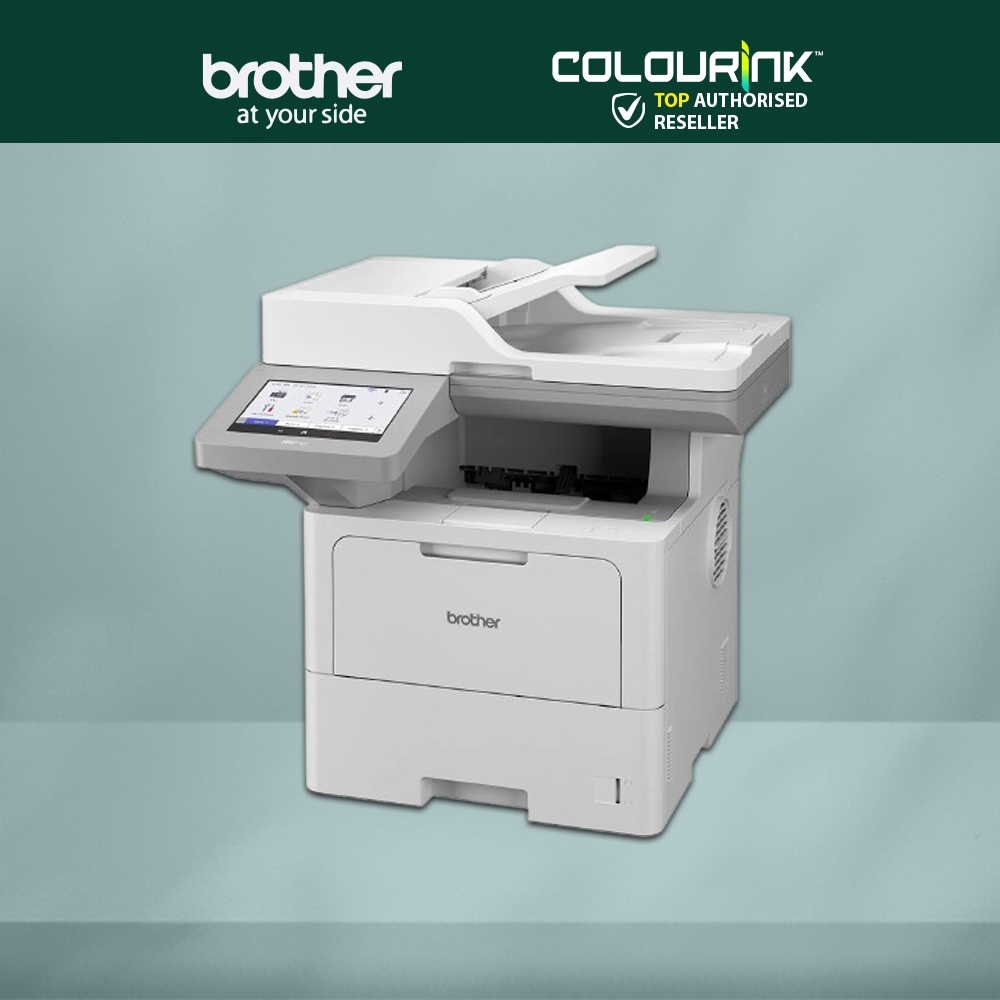 Brother MFC-L6915DW B&W 50PPM 2 Side Security Laser Printer Auto Duplex Wireless Mobile NFC Dual CIS Similar DCP-L5900dw