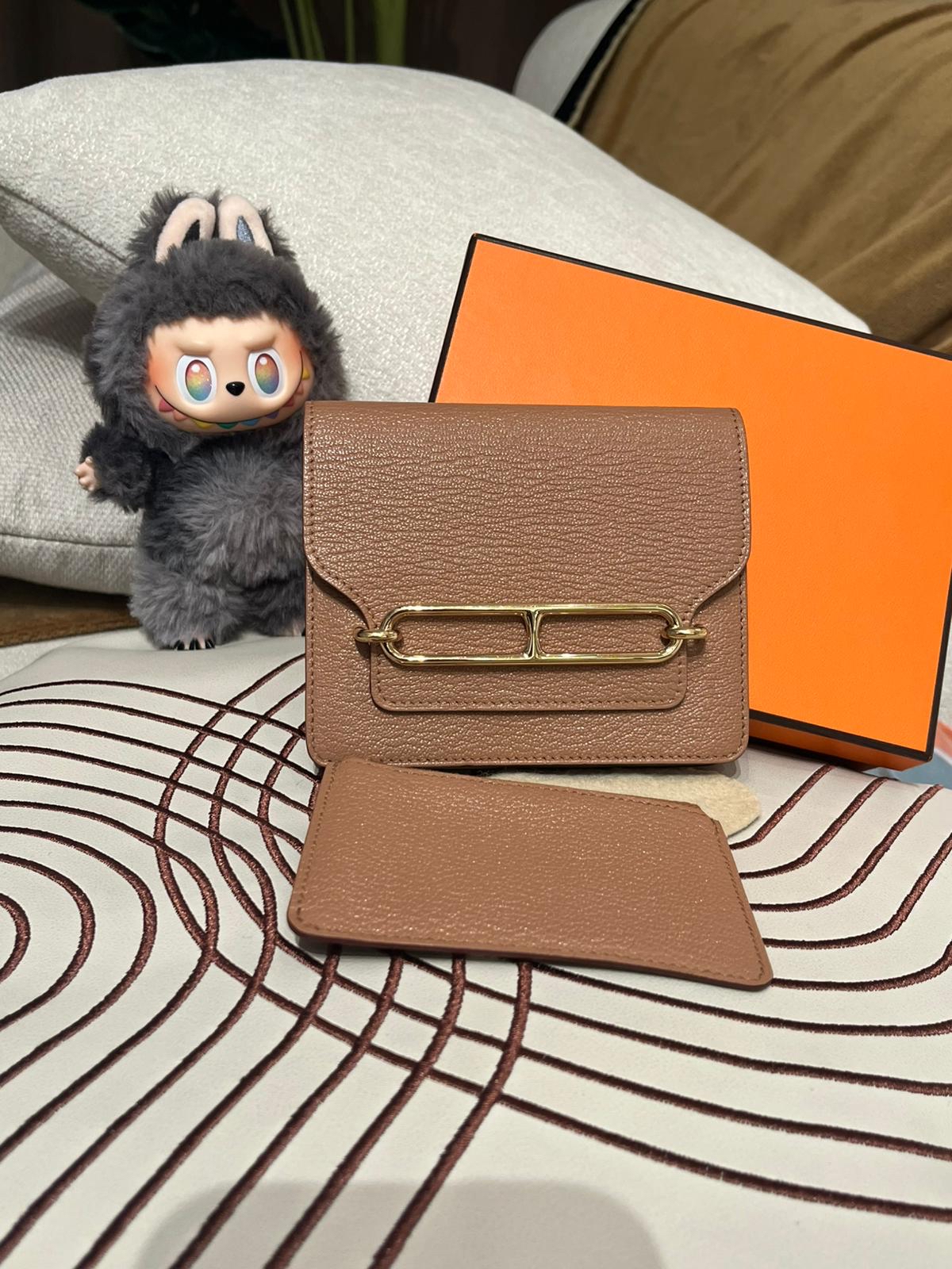 Hermes Mysore Goatskin Roulis Slim山羊皮短銀包 STAMP Y, 100%Authentic,99%new✅box