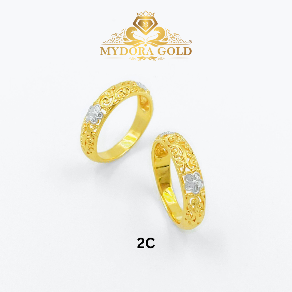 MYDORA Cincin Mini Kuntum Jawa (5G) l EMAS 916/22K