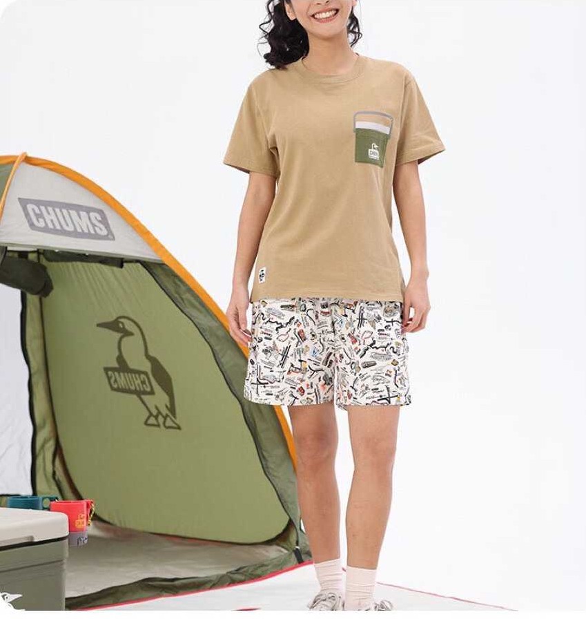 預訂 2026年夏季新款✨Chums Pocket短袖Tee [貨號26A24507]