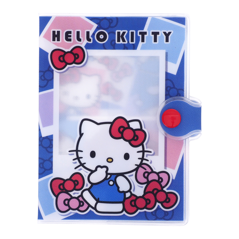 Hello Kitty PVC Passport Holder w/ Button PVC 面証件套 (閃紗料)