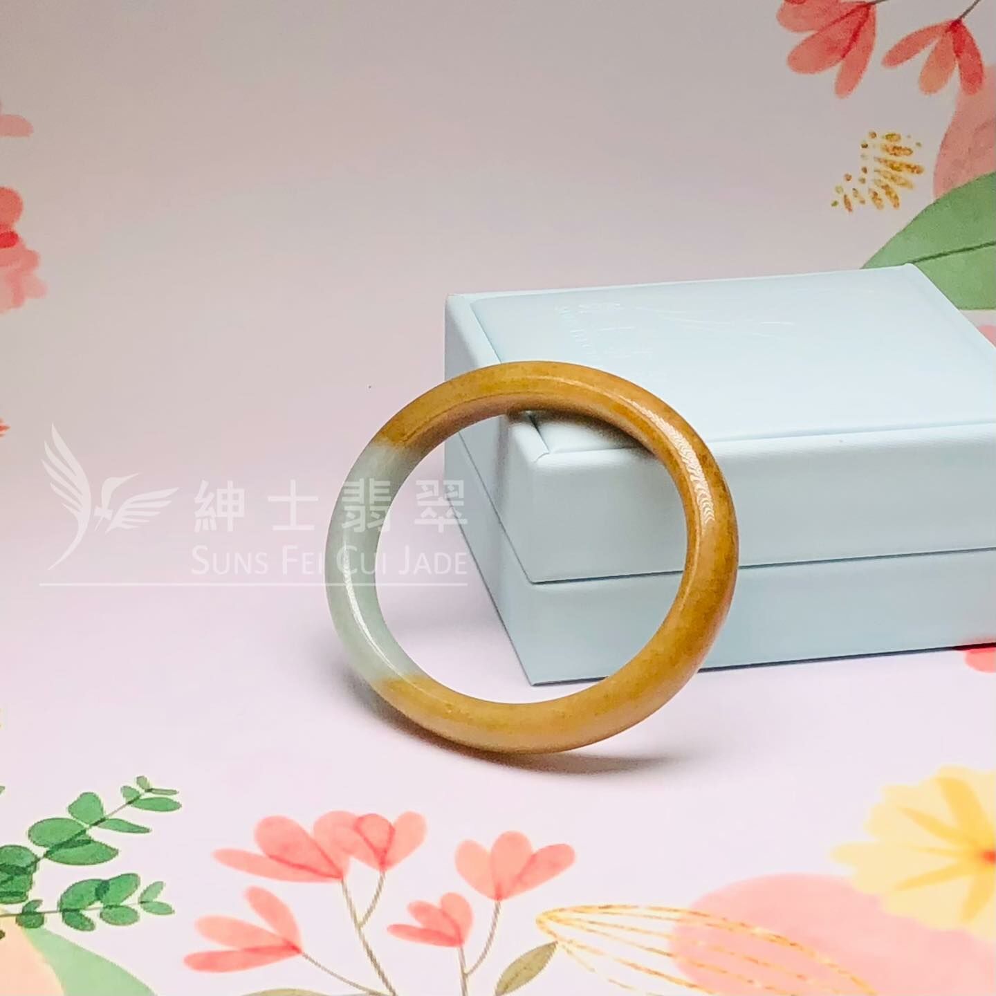 大馬坎翡色貴妃鐲53.3mm