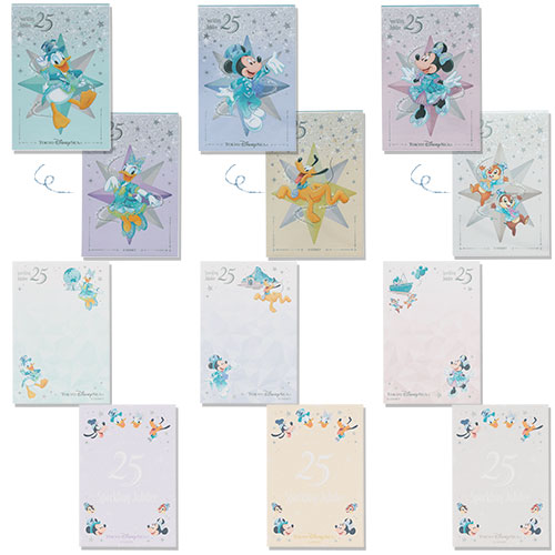 預訂 東京迪士尼限定 Sparkling Jubilee 貼紙 File set Memo pad set 