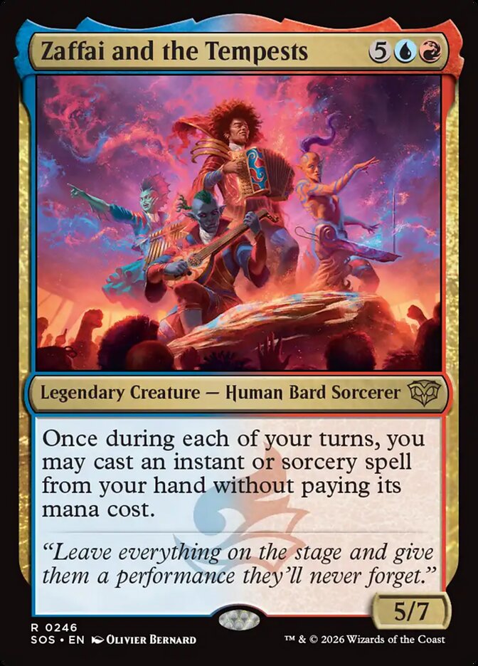 [EN] [Foil] Zaffai and the Tempests [SOS-246] R