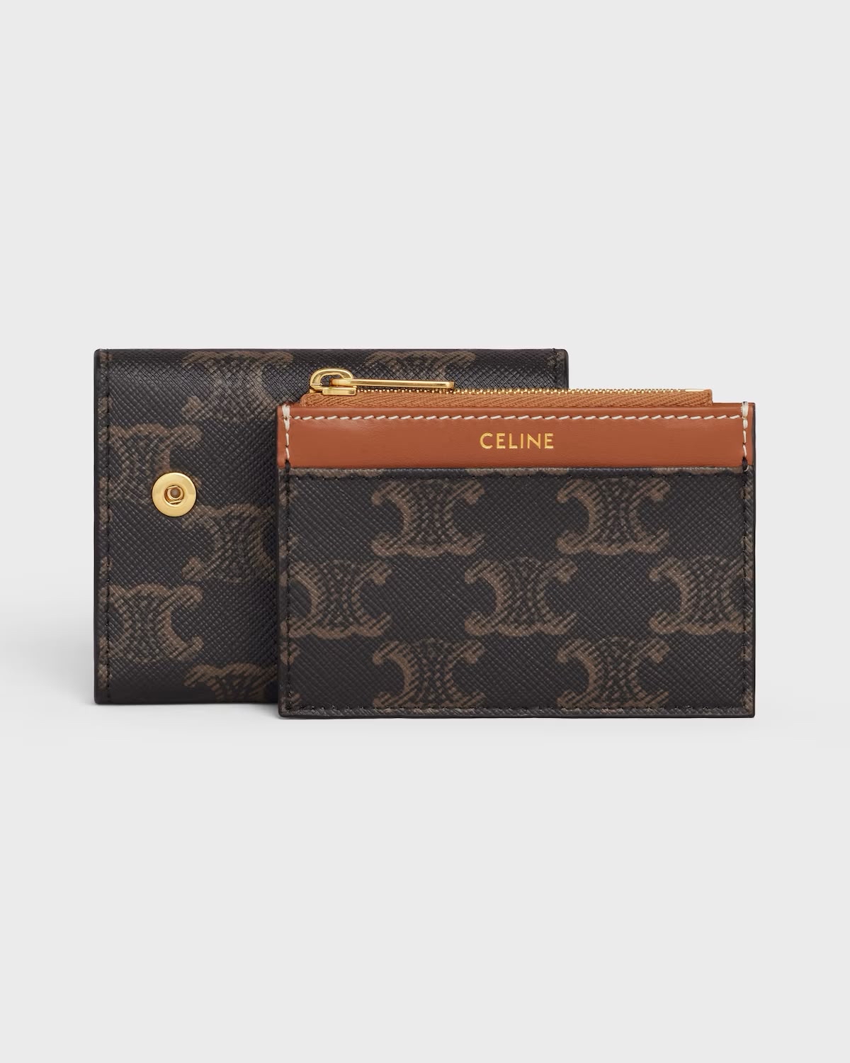 全新 Celine compact wallet TRIOMPHE 摺疊銀包連散子包 100%Authentic,全新貨品 ✅26專門店收據✅dust bag ✅box