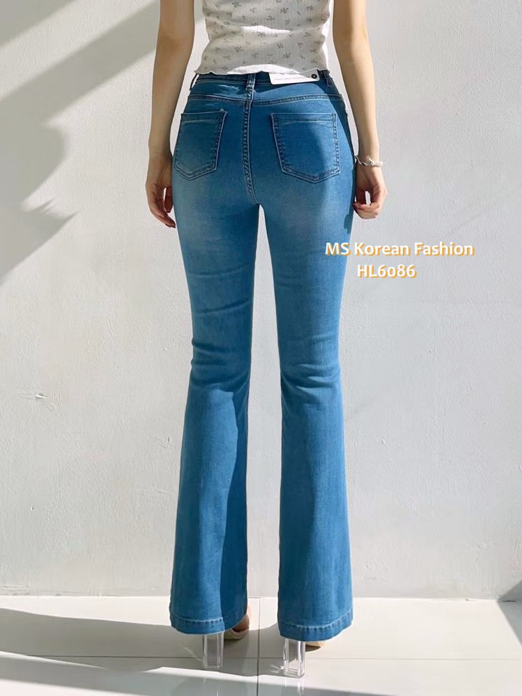 HL6086 韓國🌼Howluk春版牛奶面料喇叭牛