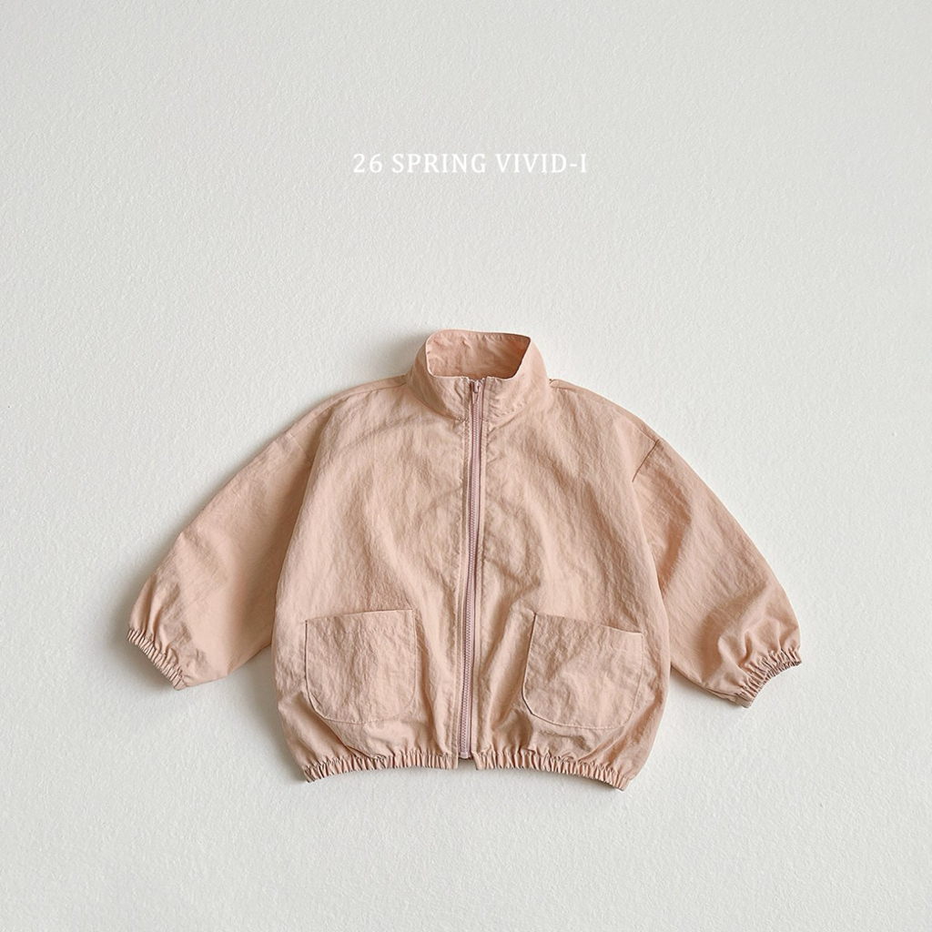 🌸預訂 韓國直送🌸🇰🇷VIVIDI四色口袋高領開襟拉鍊外套