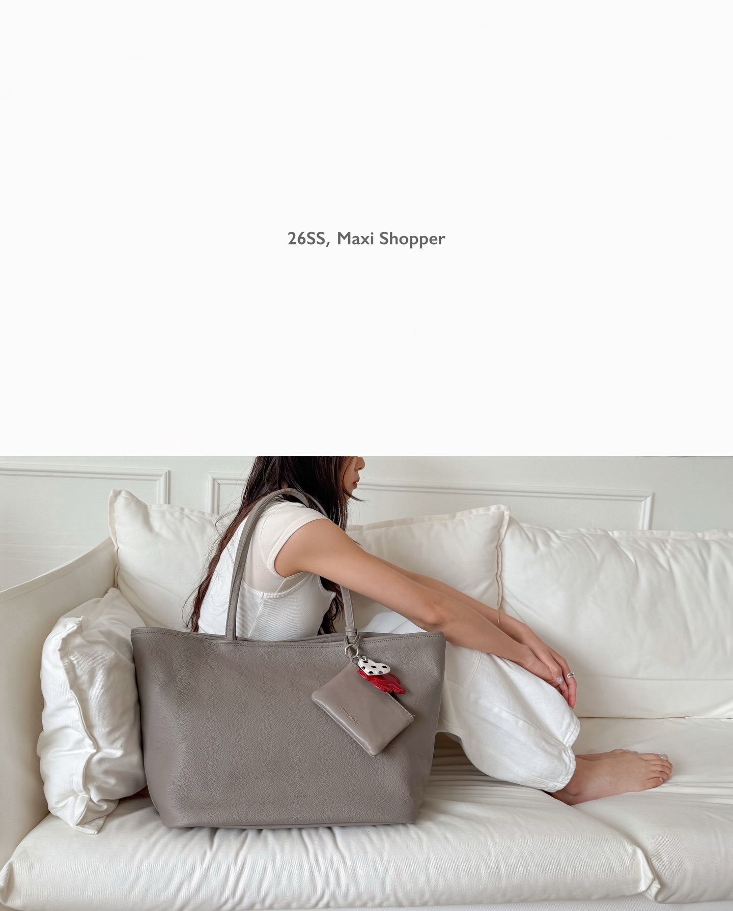  【26SS 超大容量款】預訂_Maxi Shopper by Bucks & Leather
