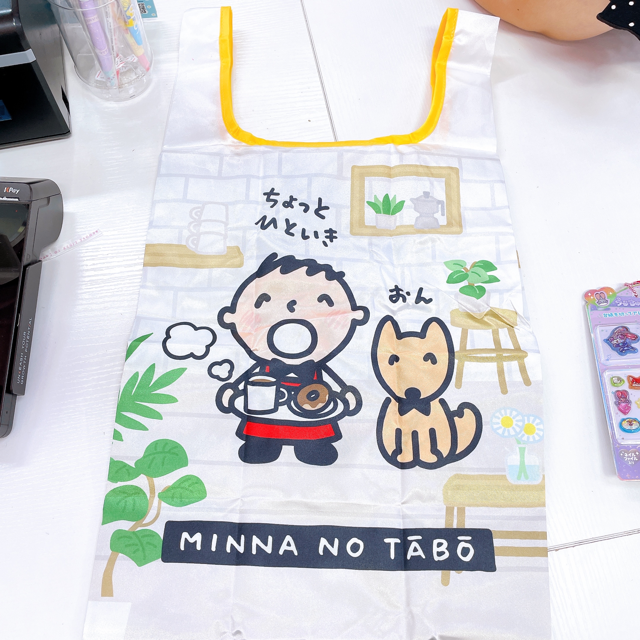 日本直送Sanrio 布甸狗大口仔 usahana背心袋