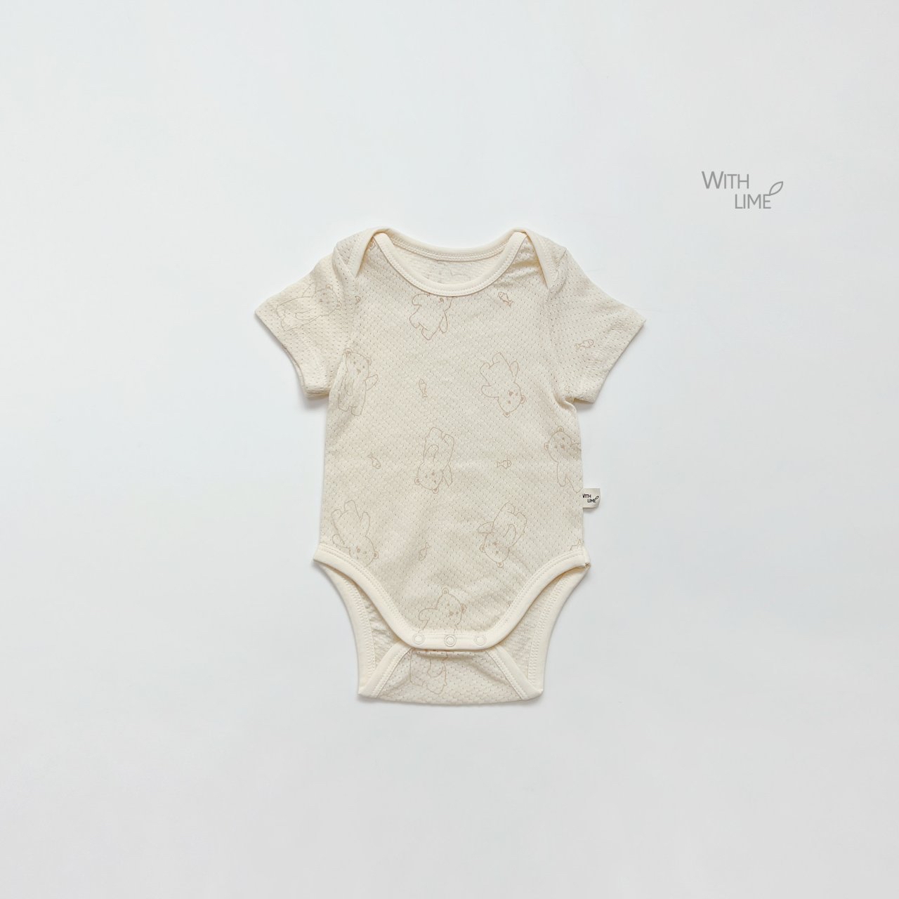 Fish Bear Baby Suit (Cotton Mesh)