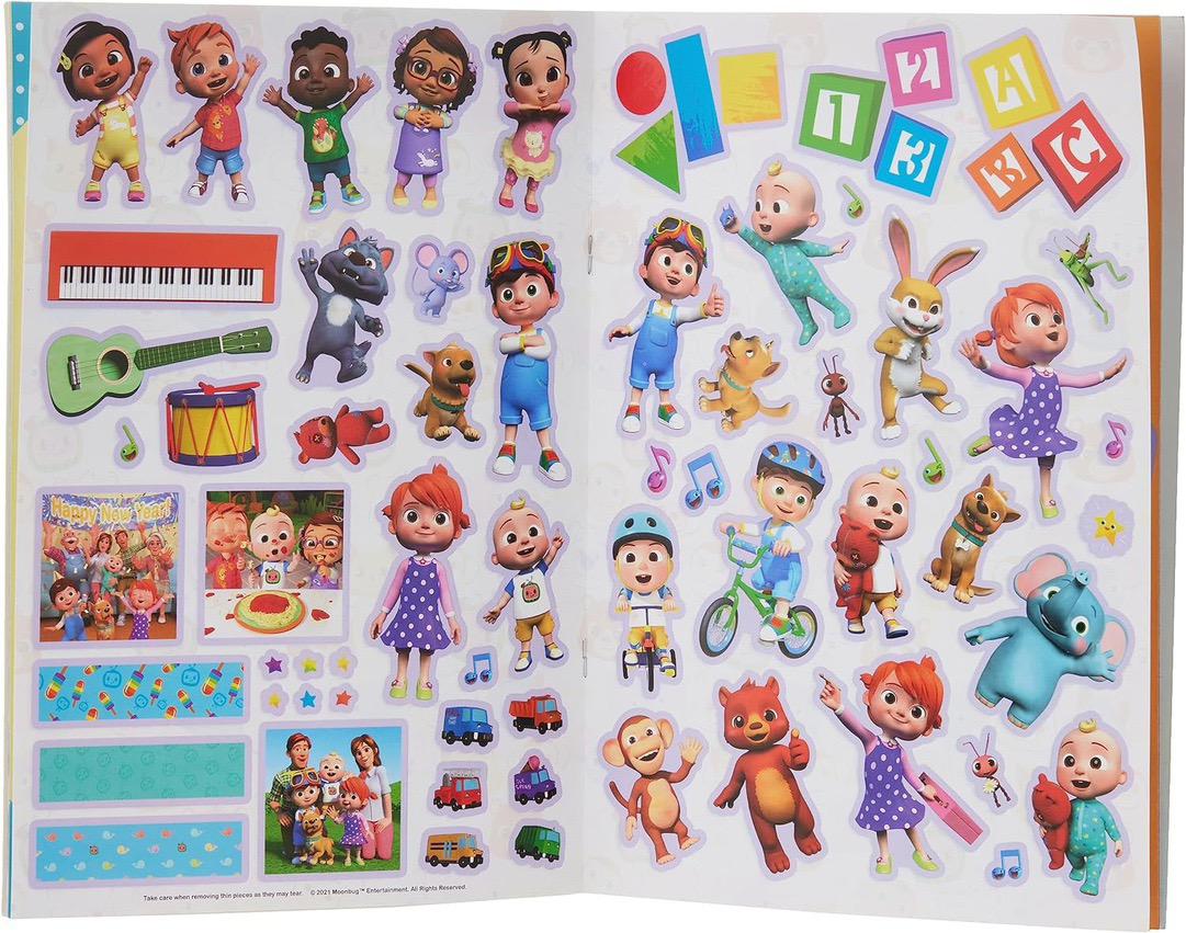 CoComelon Sticker Activity 貼紙書 (Pink)