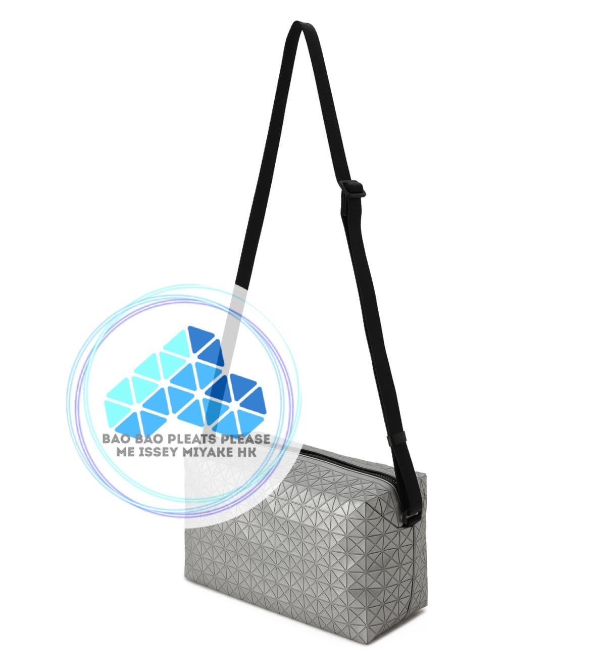 Kuro 相機包型斜孭袋反光銀色saddle crossbody bag Reflector silver 