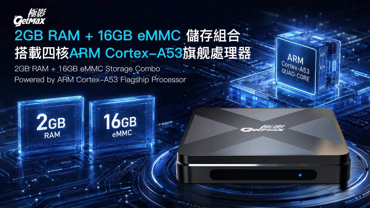 包郵🌟香港行貨🌟18個月保養🌟 極影 GETMAX G12S 頂配旗艦電視盒