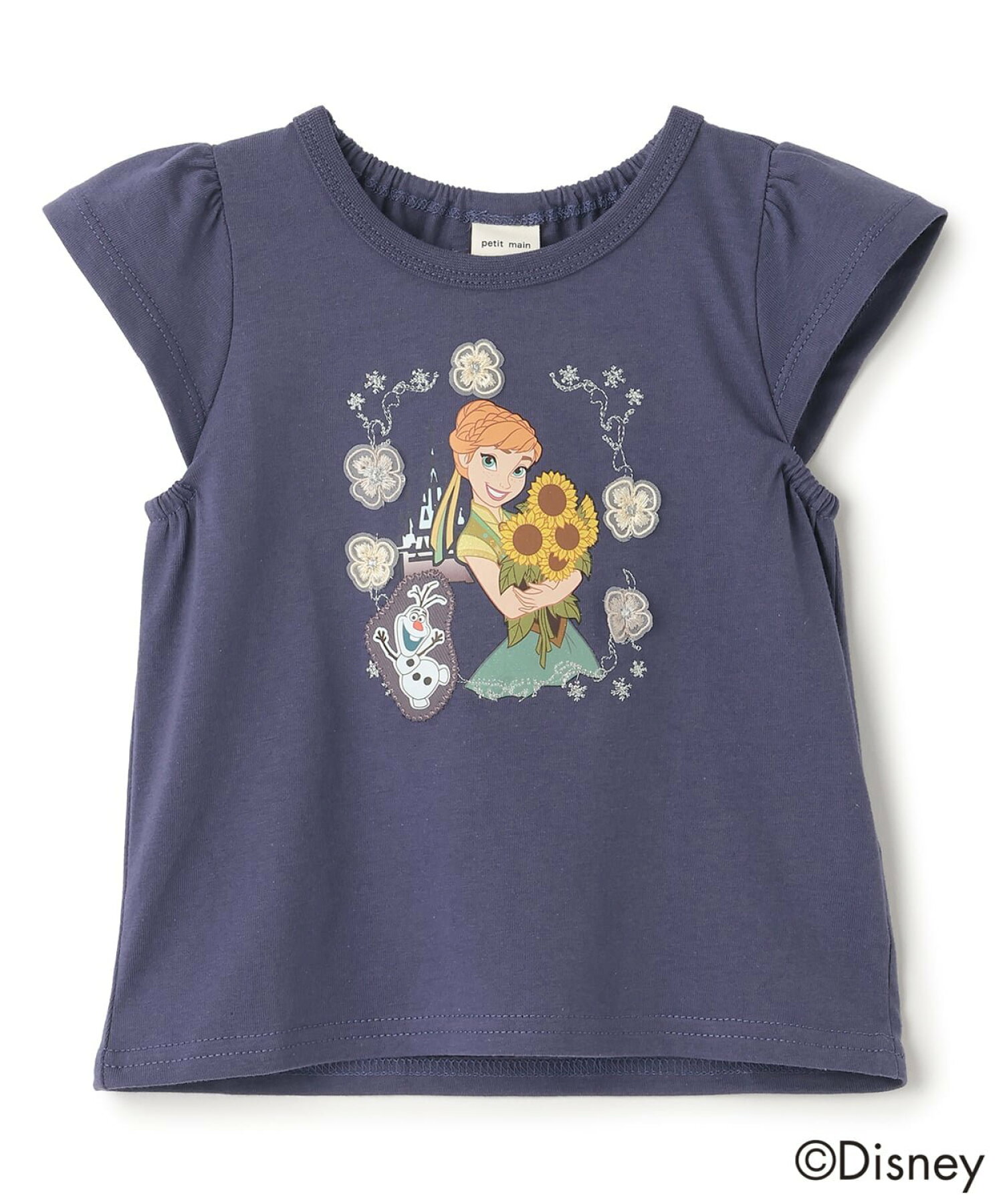 🆕【⭐訂購⭐】🌀🇯🇵 日本直送🇯🇵 #DisneyPrincess 立體花朵 貼花 刺繡 荷葉邊 短袖tee［5款選］🌀 [ELEA-0205][260623]