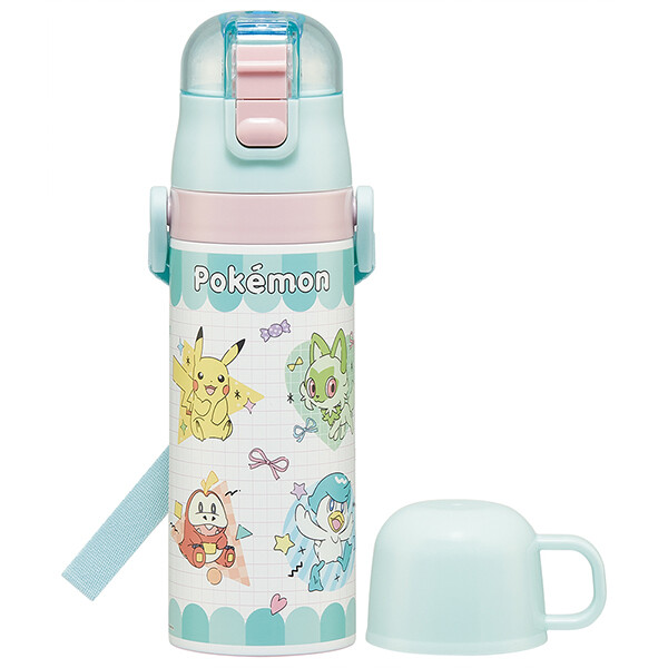 <🌟訂購🌟> Skater卡通不鏽鋼保溫保冷2ways水壺470ml