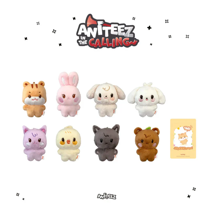 ATEEZ - [ANITEEZ IN THE CALLING] TINY ANITEEZ PLUSH DOLL - bbongMING