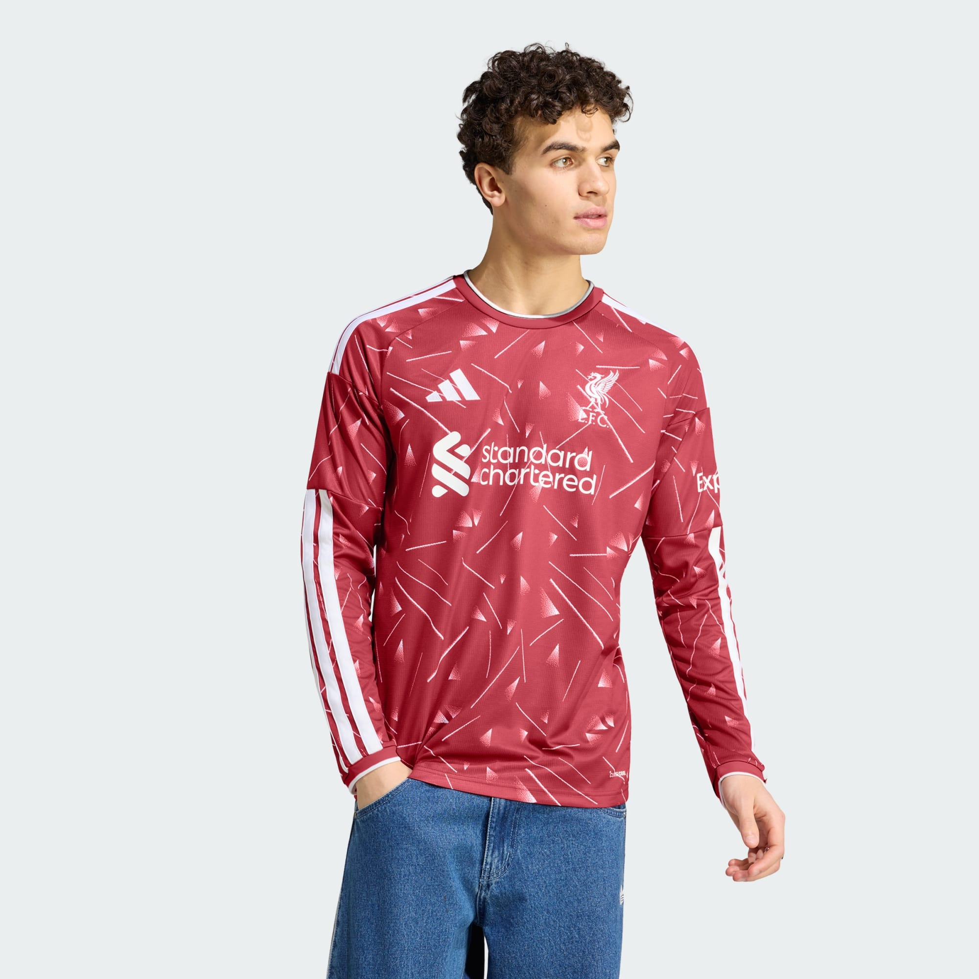 🔴⚪重塑八十年代經典 Adidas Liverpool 利物浦 2026-27 長袖主場球迷版球衣 (可加印字章) KB8268