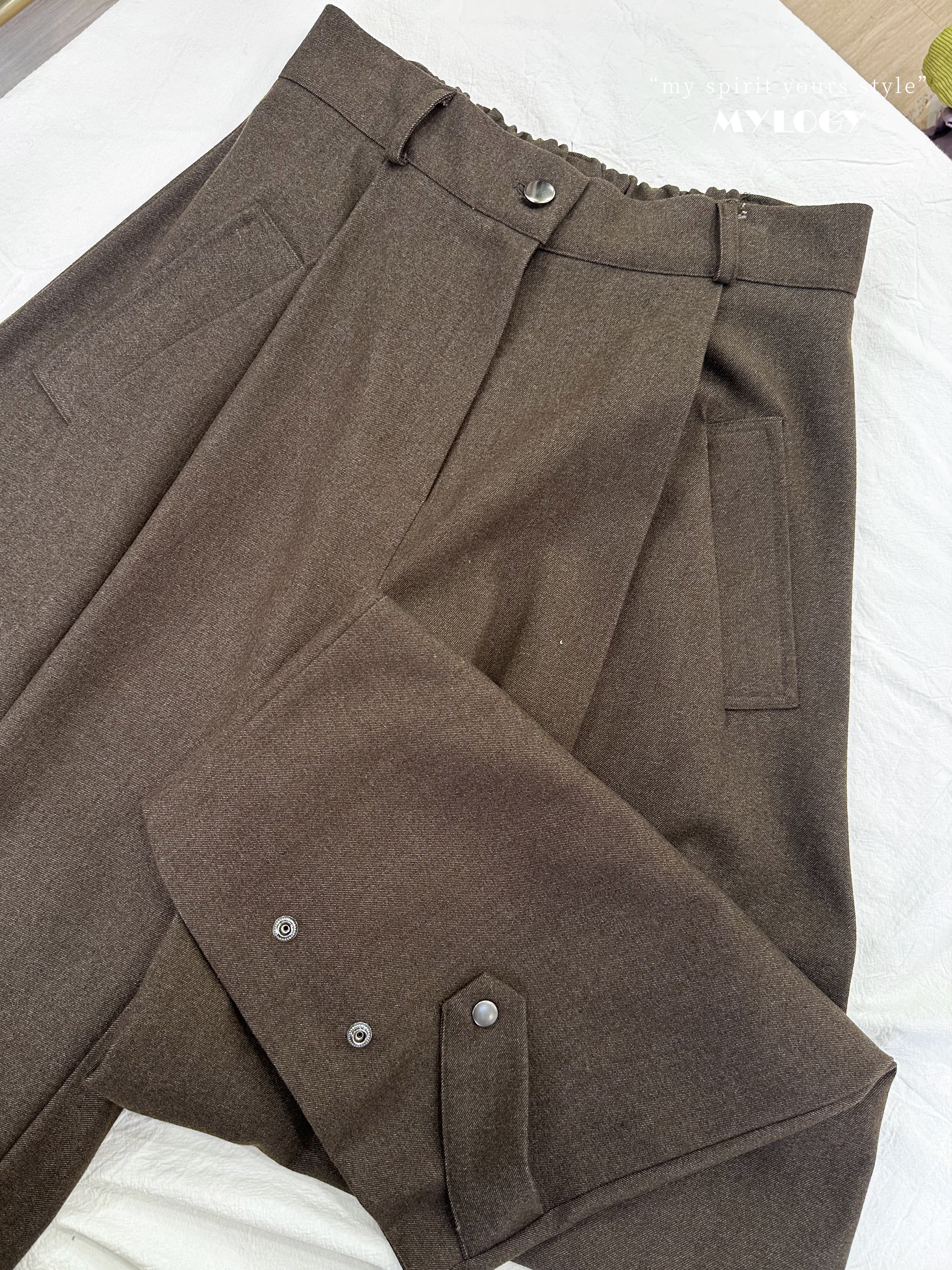 氣質肉肉都很收斂～靚cut！2-ways繭形西褲 CK0009