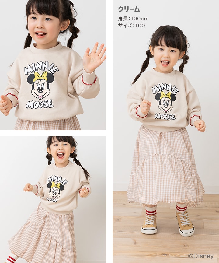 🆕【⭐訂購⭐】🇯🇵日本直送 🌀 #Disney #Minnie 束袖衛衣［4款選］🌀 [PLJA-0301] [261129]