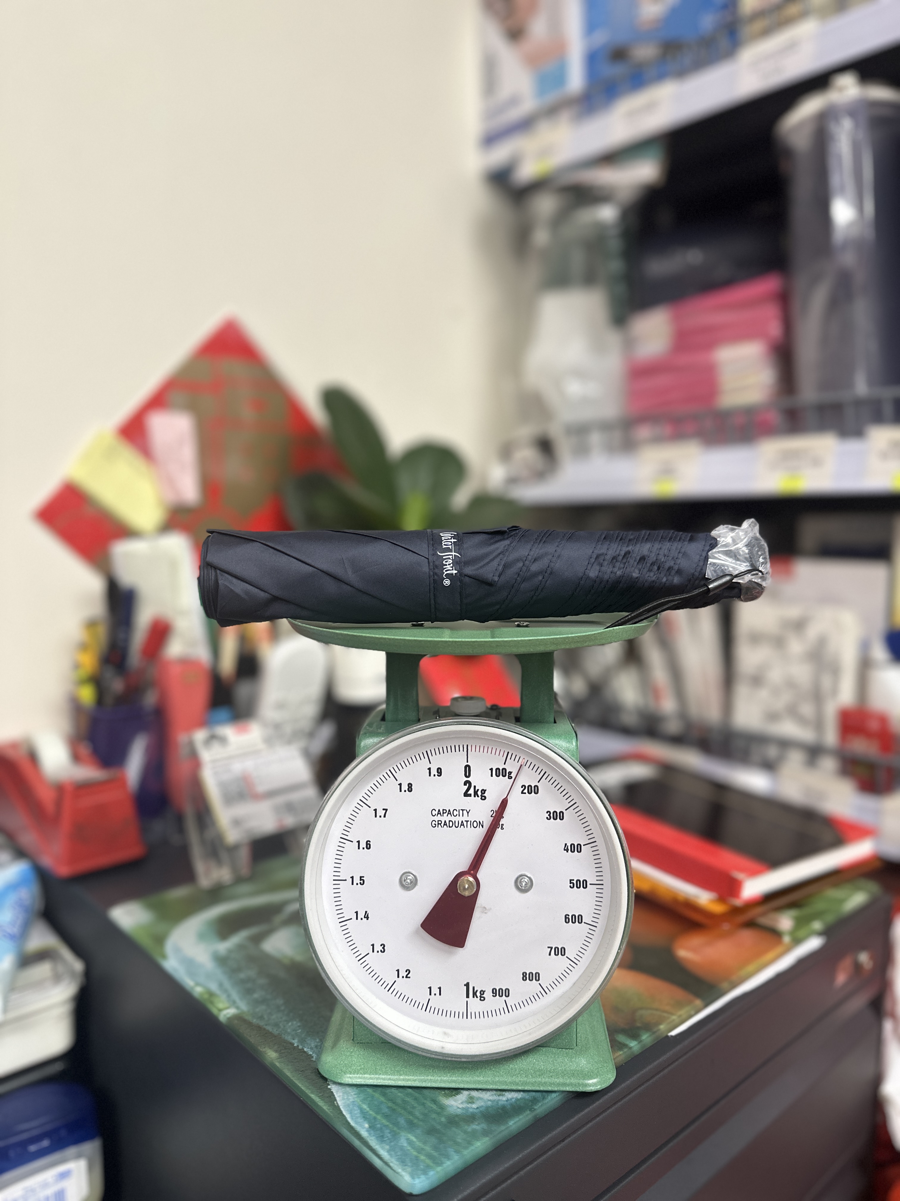 日本Waterfront 全新超輕碳 [60 cm] 折疊雨傘 縮骨遮#綠色